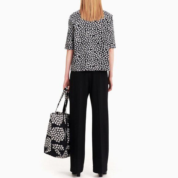 MARIMEKKO LEHTO PUKETTIMERI $225.00 blouse TOP Sz SMALL 100% COTTON A REAL GEM ! - Picture 3 of 13